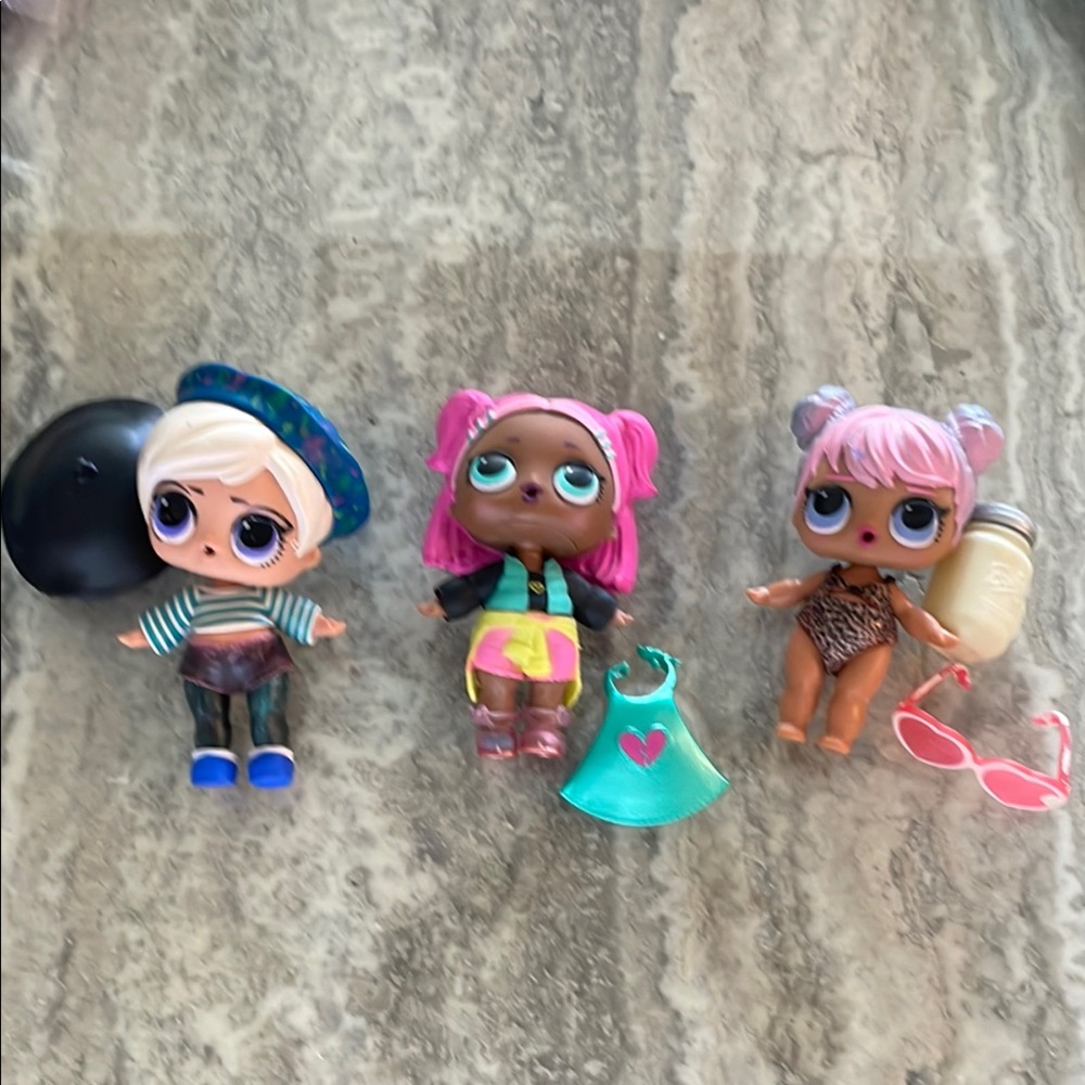 L.O.L. Surprise! 3 Dolls Beatnik Babe & Accessories Set